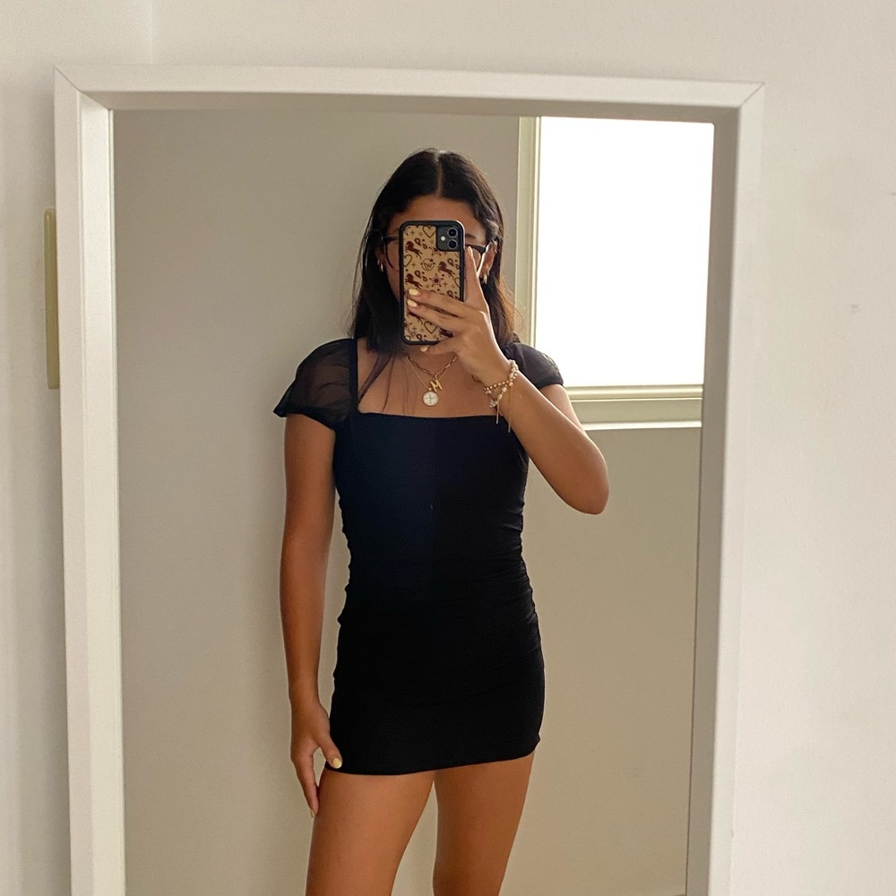 Princess Polly Charvi Mini Dress Black